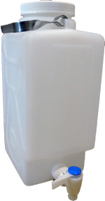 2.5 Gallon Carboy with Teflon Spigot (white)
