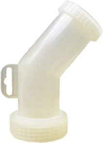 Pour Spout for 2.5 Gallon (10 Liter) Container (for 63 mm. bottle opening) - for Alcohols and Formalin