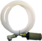 Fill Pump Hose Input Assembly (Nylon) with Standard filter and quick disconnect for 19 Liter and 38 Liter Freshtake Recyclers - 1/2" ID - 6 Feet